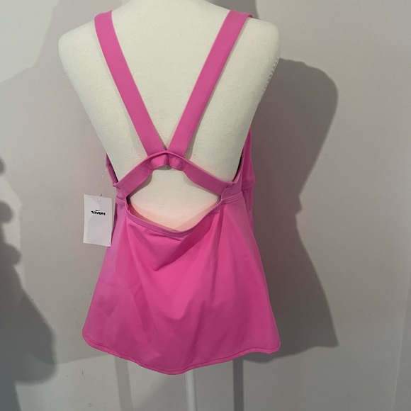 Nike Pink Mesh Swim Tank Top - Picture 3 of 8